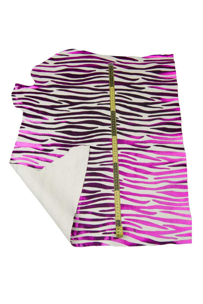MAXI ZEBRA printed leather hide,...
