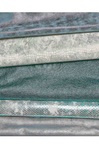 5 Full Leather skins green,... 2