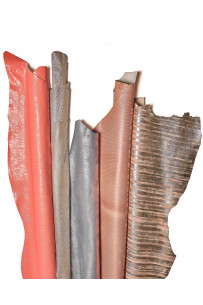 Bundle of 5 leather skins...