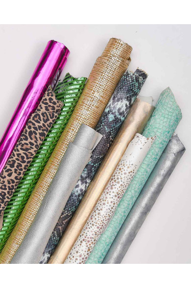 Leather STOCK deal, full skins - RANDOM selection - mix of colors, textured, metallics, distressed, solid colors