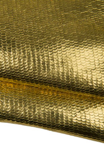 GOLD metallic leather skin,...