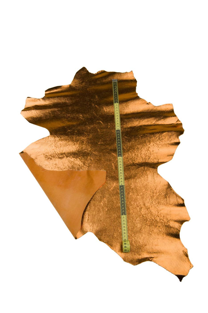 Pellame PITONCINO arancio, capra...