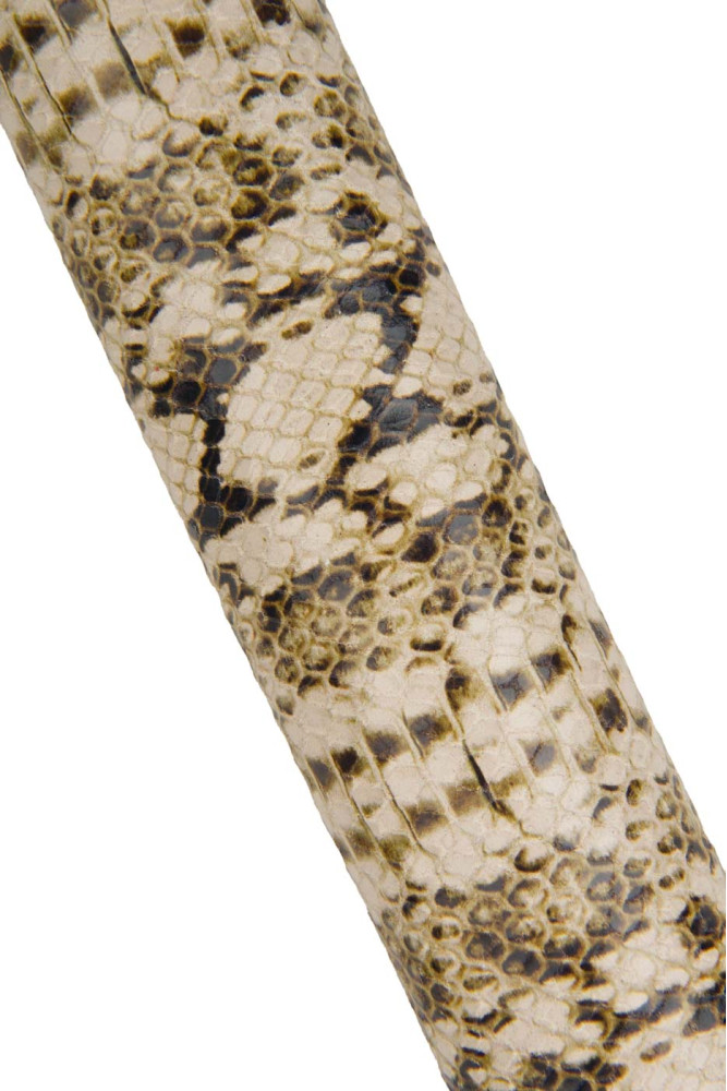 PYTHON textured calfskin leather,...