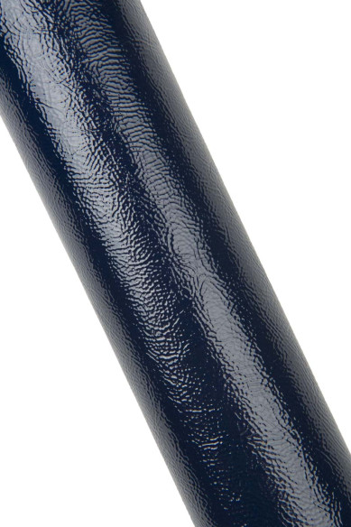 Blue NAPLACK leather hide, soft PATENT cowhide, glossy WRINKLED soft calfskin 1.1 - 1.3 mm