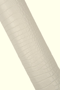 White CROCODILE embossed... 2