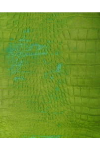 Green CROCODILE embossed... 2