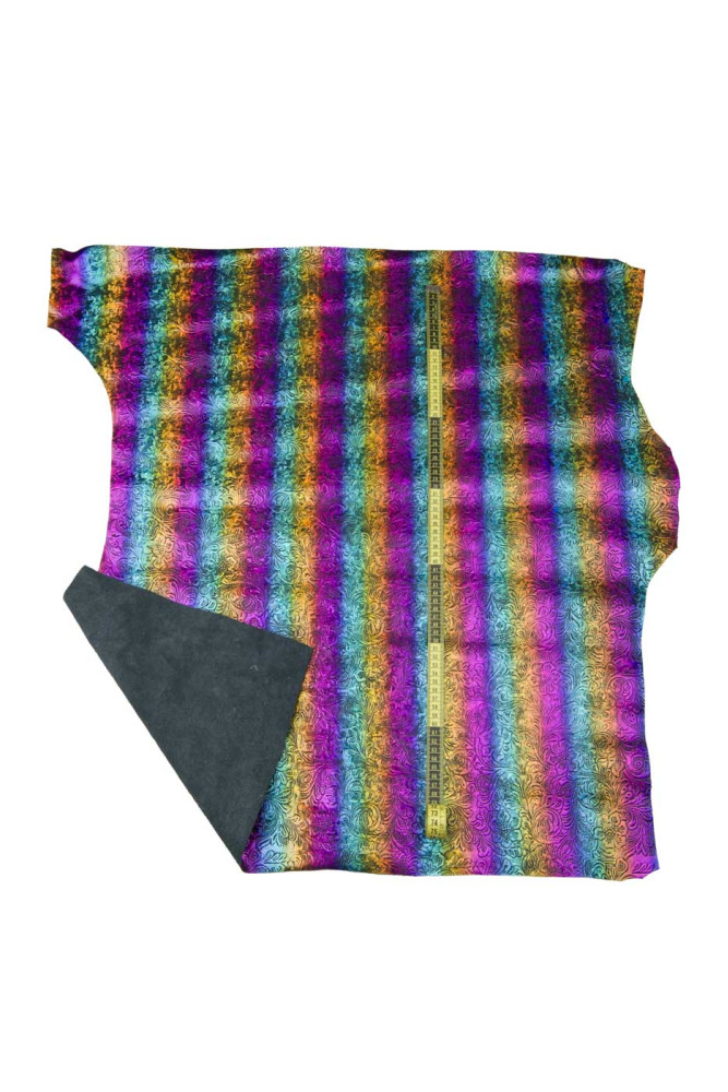 Pelle FLOREALE multicolor, vitello...