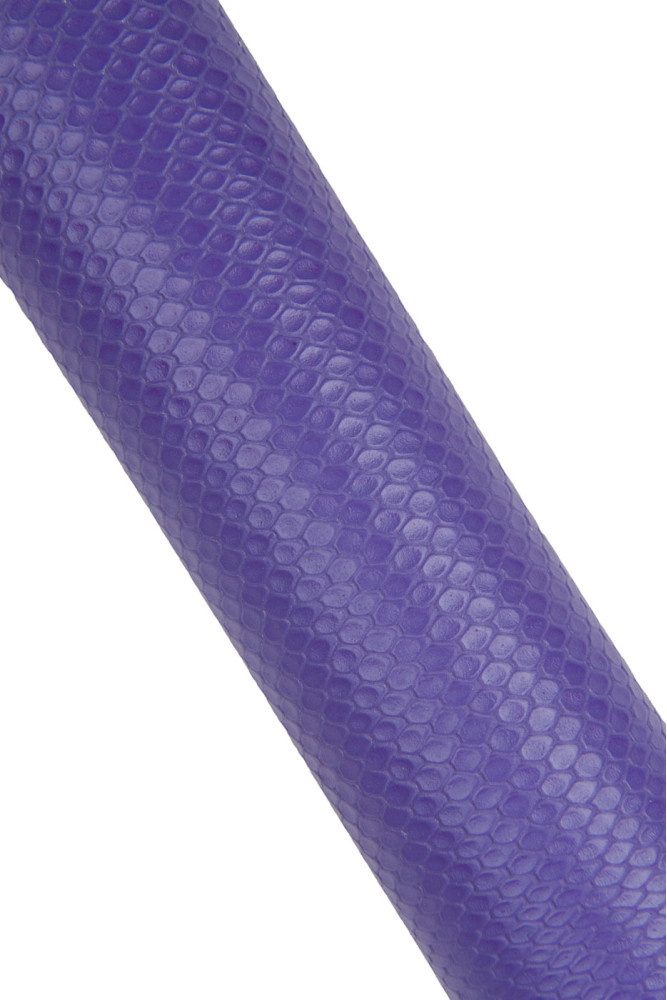 Purple PYTHON leather hide, REPTILE...