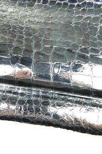Silver CROCODILE printed...