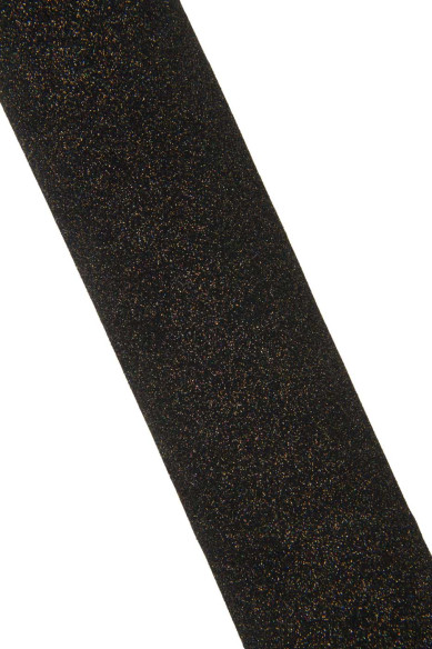 Pellame GLITTER multicolor su base CROSTA nera, pelle metallizzata morbida, vitello nero laminato per hobbisti