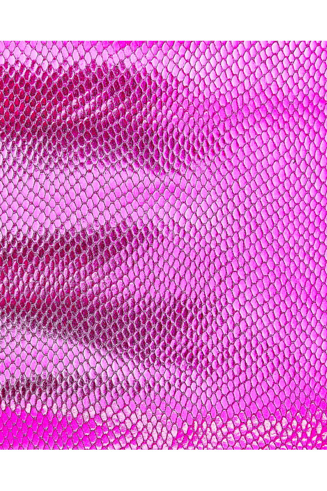 Fuchsia PYTHON leather skin, METALLIC...