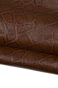 Brown CROCODILE printed...