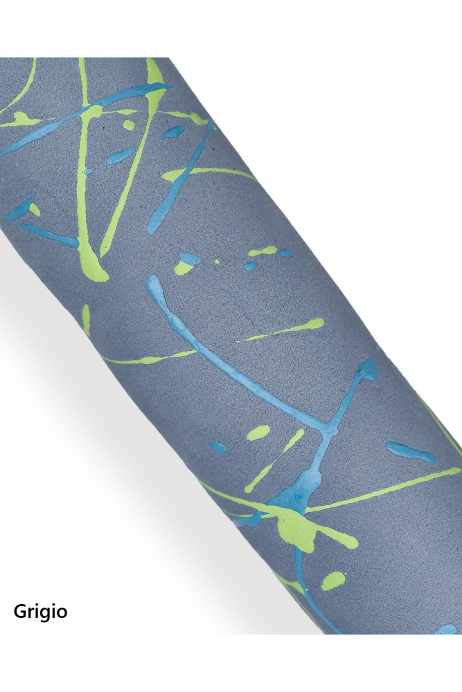 Splash print on suede leather skin,...