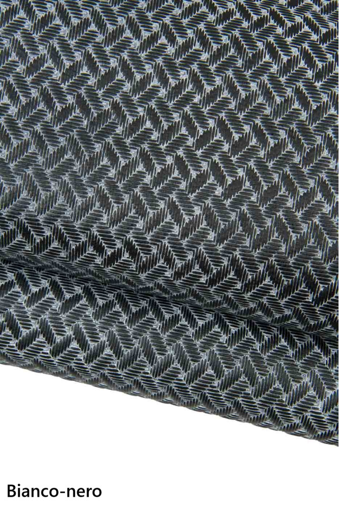 BRAIDED printed leather hides,...