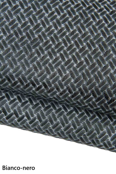 BRAIDED printed leather hides, red-black, white - black EMBOSSED cowhide, sporty soft calfskin