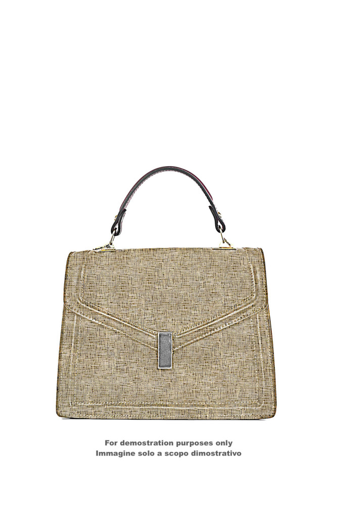 Gold, platinum leather hide, metallic...