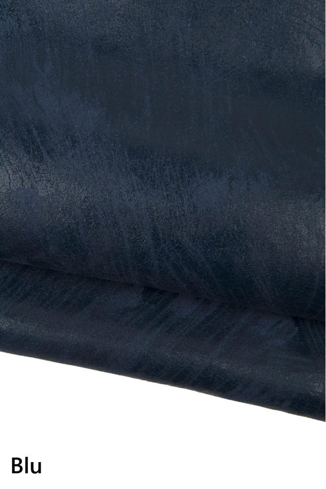 Burgundy, blue, brown CRACKLED...