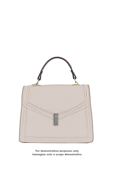 Pellame bianco liscio, vitello ABRASIVATO rigido, pelle effetto GOMMOSO   1.4 - 1.6 mm per artigiani