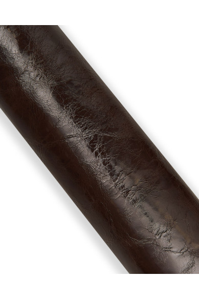 Pelle STROPICCIATA marrone, capra lucida VINTAGE, pellame morbido  0.6 - 0.7 mm per artigianato