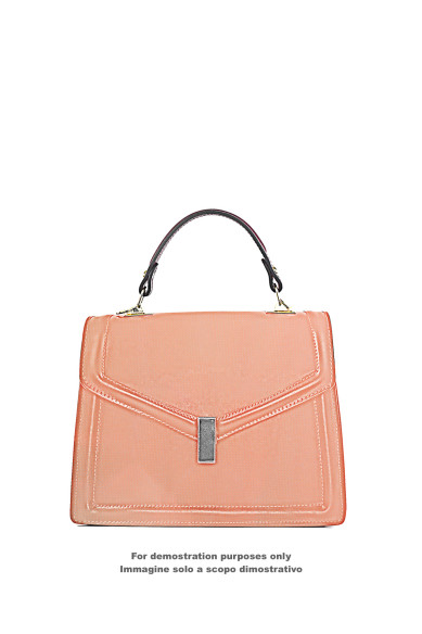 FLUO orange leather hide, NEON print on suede calfskin, cowhide for diy projects