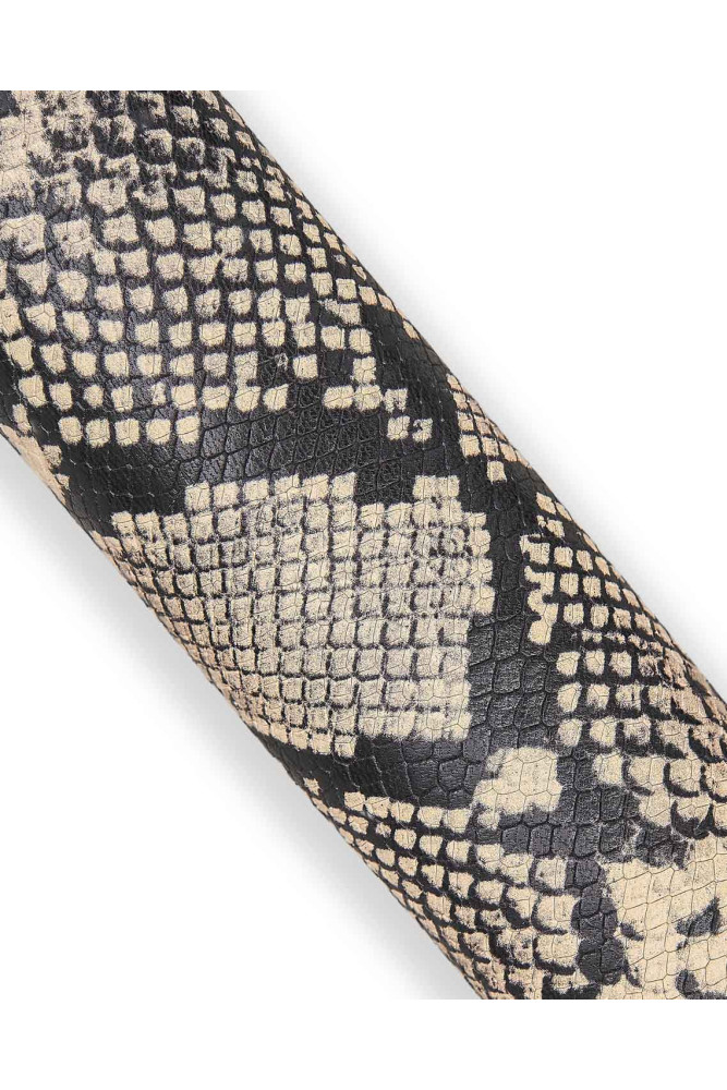 Python textured leather skin, grey...