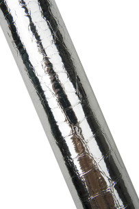 Silver CROCODILE embossed... 2