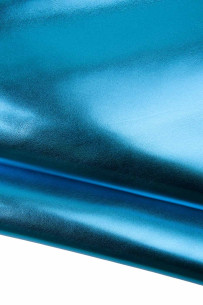 Pellame LAMINATO azzurro,...