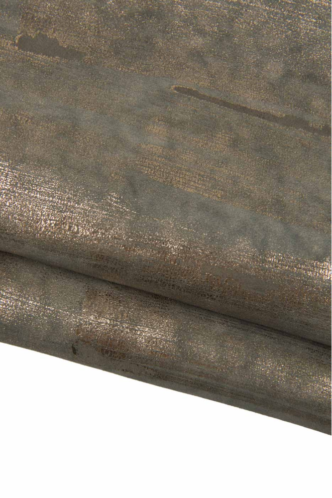 Pellame grigio - bronzo, capra...