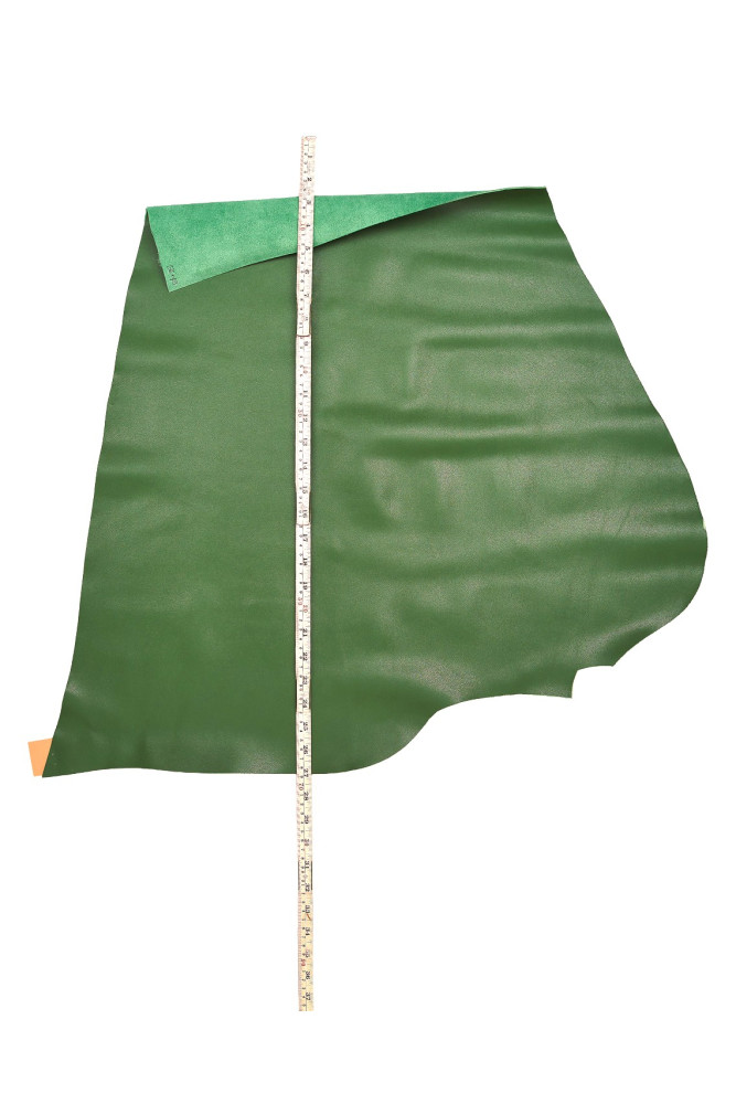 Pellame verde felce, pelle semi...