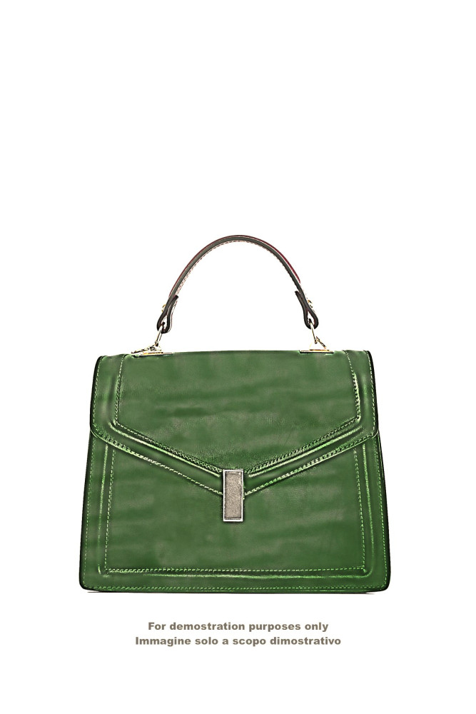 Pellame verde felce, pelle semi...