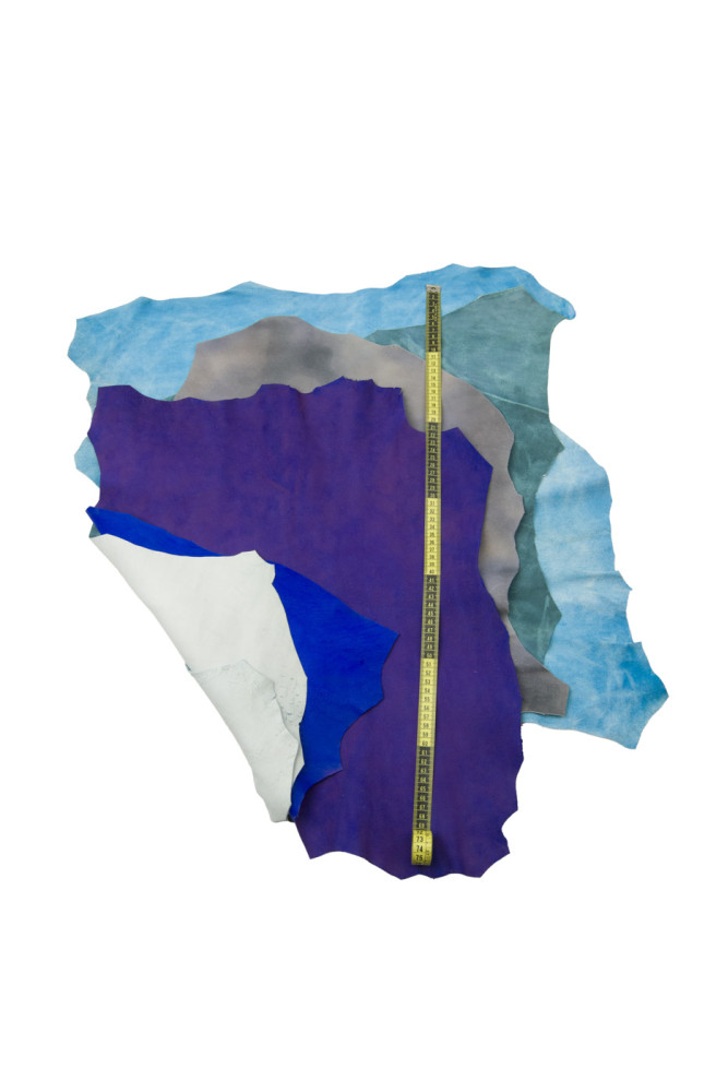 Lotto di 4 pelli VINTAGE scamosciate,...