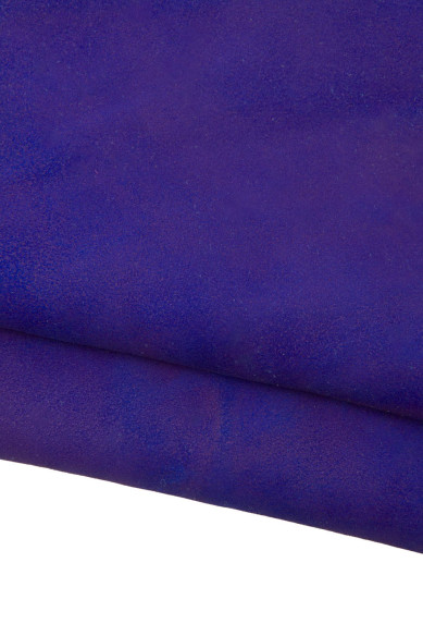 Lotto di 4 pelli VINTAGE scamosciate, pellami camoscio super morbidi SFUMATI effetto tie dye, come da foto