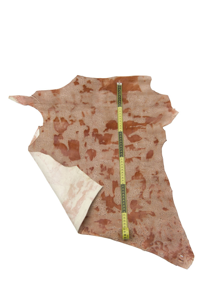 Pelle super VINTAGE marrone, capra...