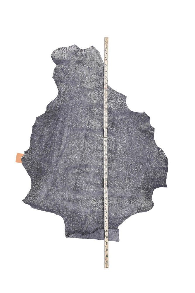 Dark grey WASHED leather skin...