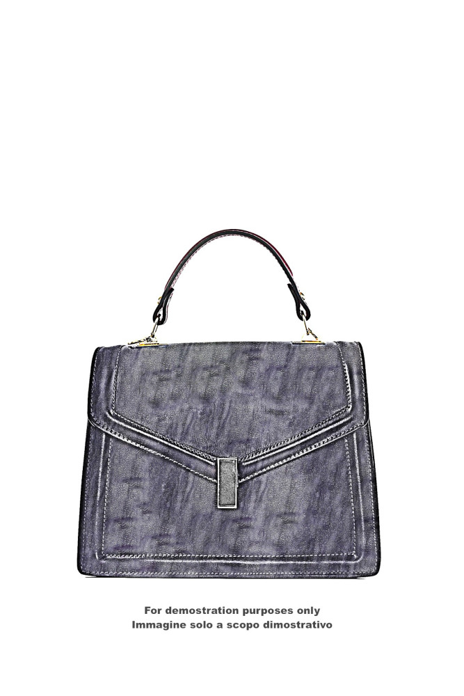 Pelle lavata sportiva grigia LAMINATA...