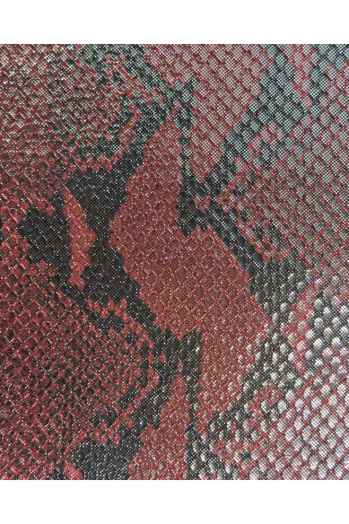 Pellami PITONE rosso, blu, vitelli LAMINATI stampa rettile, pelli morbide per il fai da te