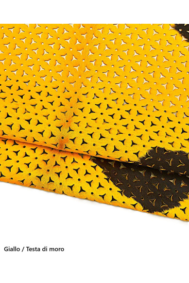 PIERCED hair on leather hide, cow pattern on pony calfskin, SPOTTED animal printed soft hairy cowhide