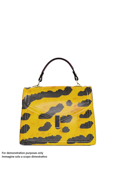 PIERCED hair on leather hide, cow pattern on pony calfskin, SPOTTED animal printed soft hairy cowhide