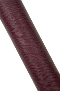 Burgundy LIZARD leather... 2