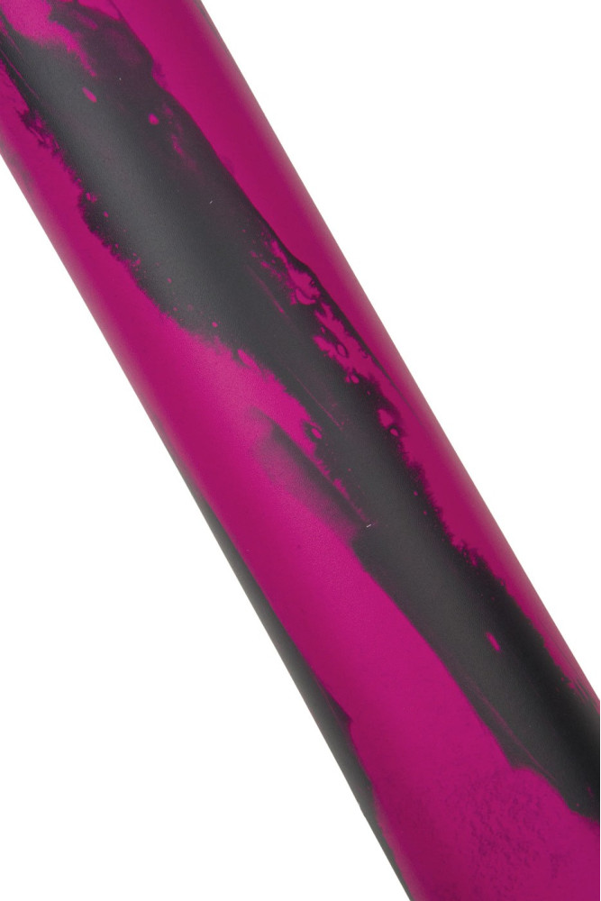 Black - fuxia textured leather hide,...