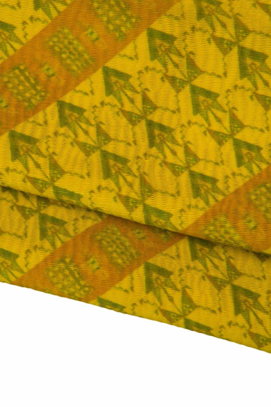 Pellame giallo stampa RAZZO, vitello SCAMOSCIATO morbido, pelle unica originale per artigiani