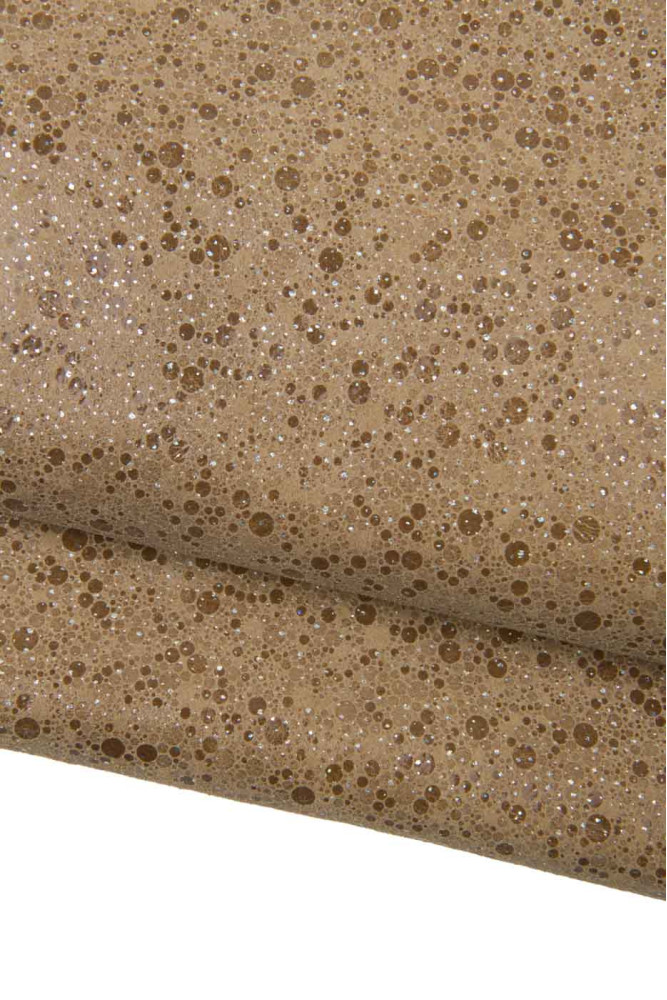 Beige - brown IRIDESCENT METALLIC...