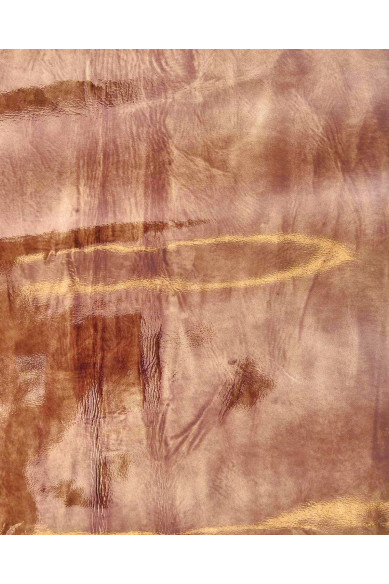 Pellame VERNICIATO marrone, agnello lucido effetto CORTECCIA, pelle stampa effetto stropicciato per artigiani