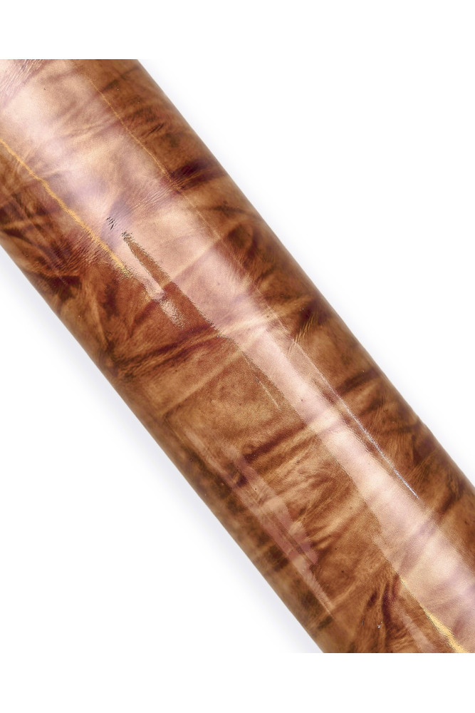 Brown PATENT leather skin, glossy...