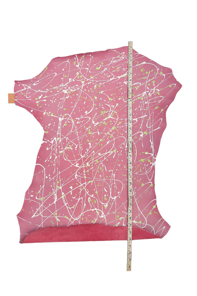 Pink nappa - white/green POLLOCK...