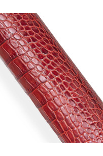 Pellame COCCODRILLO rosso...
