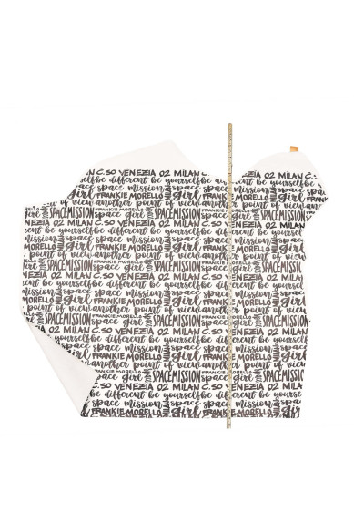 Black & white TEXTURED leather hide, WORDS print on smooth cowhide, strange unique calfskin for hobbyists