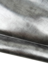 Pelle LAMINATA argento -...