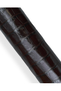 Pelle COCCODRILLO marrone...