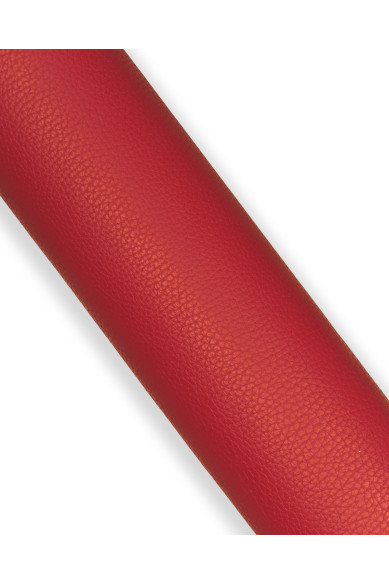 Pelle rossa stampa DOLLARO, vitello con GRANA martellata, pellame rosso morbido 1.3 - 1.4 mm